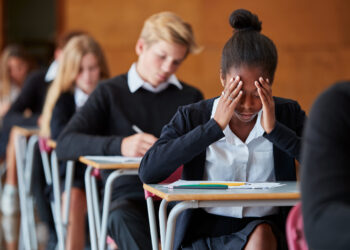 Does academic pressure harm young people's mental health?